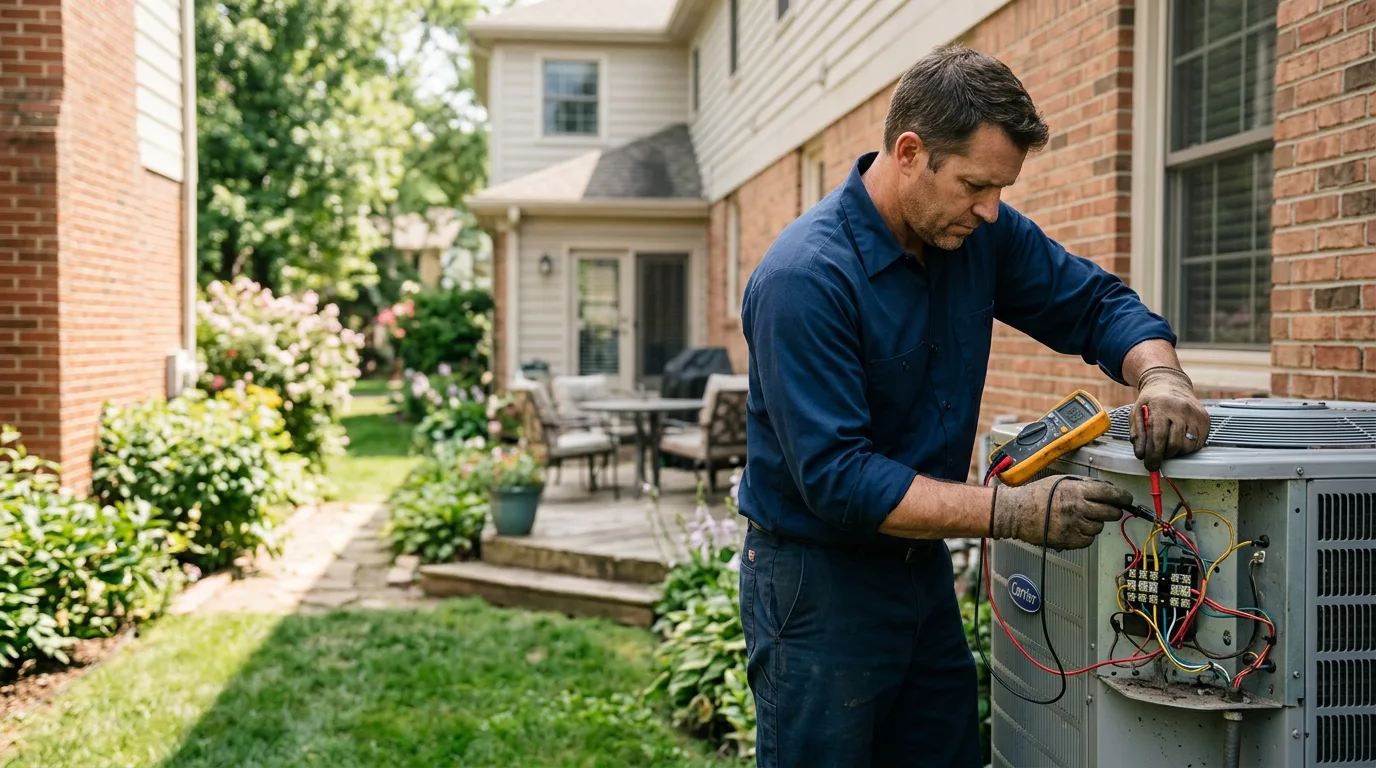 HVAC technician working near Nortonville, KY